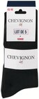 Lot de 5 paires de chaussettes côtelées homme - CHEVIGNON à 5,90 € dans le catalogue Intermarché Hyper