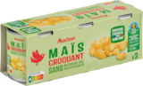 MAÏS CROQUANT SANS RÉSIDU DE PESTICIDES AUCHAN - AUCHAN en promo chez Auchan Hypermarché MAÏS CROQUANT SANS RÉSIDU DE PESTICIDES AUCHAN - AUCHAN dans le catalogue Auchan Hypermarché