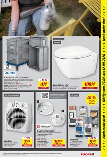 Heizlüfter Angebot im toom Baumarkt Prospekt, gültig von 07.09.2026 bis 12.09.2026 Heizlüfter Angebot im aktuellen toom Baumarkt Prospekt auf Seite 3