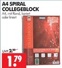 SPIRAL COLLEGEBLOCK kariert Angebote bei Wreesmann Dessau-Roßlau für 1,79 €