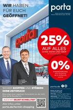 porta Möbel Prospekt für Lobstädt mit 1 Seiten porta Möbel Prospekt für Lobstädt: "25% auf alles", 1 Seiten, 08.04.2021 - 10.04.2021