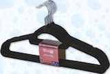 Lot de 10 cintres effet velours noir - Dress en promo chez Netto Lot de 10 cintres effet velours noir - Dress dans le catalogue Netto