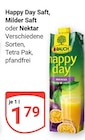 Aktuelle Saft Angebote bei GLOBUS in Oberhausen Aktuelles Happy Day Saft Angebot bei GLOBUS in Oberhausen ab 1,79 €