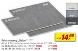 Aktuelles Feinsteinzeug „Beton“ Angebot bei toom Baumarkt in Offenbach (Main) ab 23,68 €