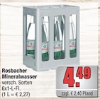 Mineralwasser bei alldrink im Prospekt "" für 4,49 €
