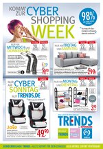 Trends Prospekt "CYBER SHOPPING WEEK", 12 Seiten, für Recklinghausen, 20.11.2019 - 26.11.2019 Trends Prospekt "CYBER SHOPPING WEEK", 12 Seiten, für Recklinghausen, 20.11.2019 - 26.11.2019