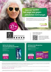 Aktueller mea - meine apotheke Apotheke Prospekt in Brüggen und Umgebung, "Unsere April-Angebote" mit 4 Seiten, 01.04.2024 - 30.04.2024