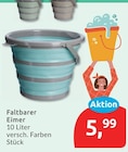 Faltbarer Eimer für 5,99 € bei budni im Angebot Faltbarer Eimer im aktuellen budni Prospekt