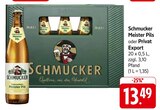 Meister Pils Angebote von Schmucker bei E center Bensheim für 13,49 €