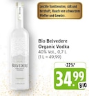 Aktuelles Bio Belvedere Organic Vodka Angebot bei EDEKA in Heilbronn ab 34,99 €