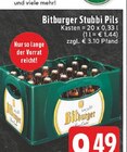 Stubbi Pils im Angebot bei EDEKA in Bornheim Stubbi Pils Angebote von Bitburger bei EDEKA Bornheim für 9,49 €