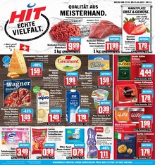 Supermarkt Prospekt von HIT Weinstadt HIT Prospekt: "ECHTE VIELFALT", 16 Seiten, 27.03.2023 - 01.04.2023