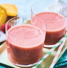 Fruits pour smoothie ananas, mangue, coco, framboise dans le catalogue Picard