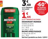 Déodorant - Mennen en promo chez Super U Saint-Nazaire à 1,44 €