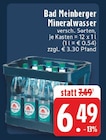E center Duisburg - Mineralwasser Angebot im Prospekt Mineralwasser bei E center im Duisburg Prospekt für 6,49 €