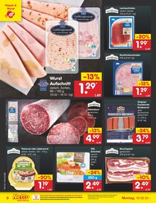 Wurst im Netto Marken-Discount Prospekt "Aktuelle Angebote" mit 65 Seiten (Pforzheim)