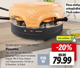 Pizzaofen Angebote von SILVERCREST KITCHEN TOOLS bei Lidl Würzburg für 79,99 €