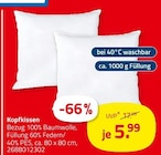 Aktuelle Kissen Angebote bei ROLLER in Mönchengladbach Aktuelles Kopfkissen Angebot bei ROLLER in Mönchengladbach ab 5,99 €