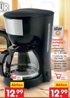 Aktuelles Edelstahl Kaffeemaschine Angebot bei Netto Marken-Discount in Cottbus ab 12,99 €