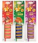Chocolat fourré pâte d'amande d’amande au rhum ou praliné - Goldora - Norma à Reims Chocolat fourré pâte d'amande d’amande au rhum ou praliné - Goldora en promo chez Norma Reims à 2,51 €