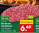 Bio Rinder Hackfleisch Angebote von BioBio bei Netto Marken-Discount Rodgau für 6,49 €