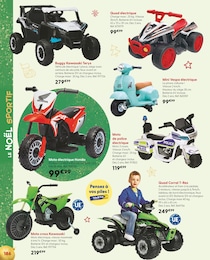 Prix et réduction Moto Électrique Enfant dans le prospectus La Grande Récré en cours Offre Moto Électrique Enfant dans le catalogue La Grande Récré du moment à la page 186