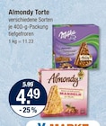 Torte im Angebot bei V-Markt in Kempten Torte Angebote von Almondy bei V-Markt Kempten für 4,49 €