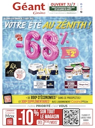 Géant Casino Catalogue "Votre été au zénith !", 77 pages, Clermont-Ferrand, 08/08/2022 - 21/08/2022 Géant Casino Catalogue "Votre été au zénith !", 77 pages, Clermont-Ferrand, 08/08/2022 - 21/08/2022