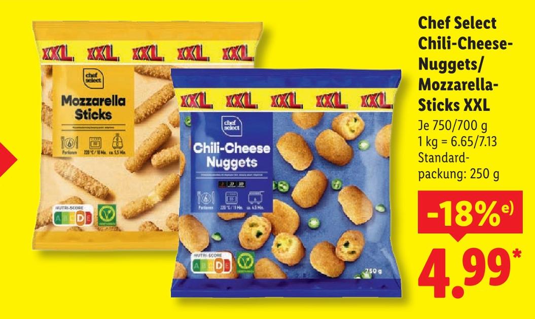 Chili-Cheese-Nuggets XXL