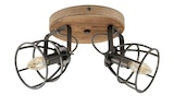 Deckenleuchte 2-flammig Holz/Metall im Höffner Prospekt Deckenleuchte 2-flammig Holz/Metall von im aktuellen Höffner Prospekt für 77,40 €