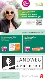 mea - meine apotheke Prospekt Unsere Juli-Angebote mit 4 Seiten