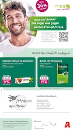 Aktueller mea - meine apotheke Apotheken Prospekt fĂŒr Backnang 01.08.2026 - 31.08.2026 mea - meine apotheke Prospekt fĂŒr Backnang mit 4 Seiten