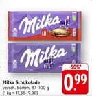 Schokolade Angebote von Milka bei EDEKA Nürtingen für 0,99 €