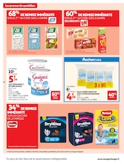 Promos Couches dans le catalogue "PRODUITS LAITIERS" de Auchan Supermarché Couches en promo dans le catalogue Auchan Supermarché à la page 24
