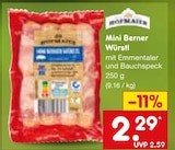 Aktuelle Wurst Angebote bei Netto Marken-Discount in Hagen (Stadt der FernUniversität) Aktuelles Mini Berner Würstl Angebot bei Netto Marken-Discount in Hagen (Stadt der FernUniversität) ab 2,29 €