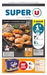 Catalogue Super U à Lespinasse, avec 32 pages Prospectus Super U à Lespinasse: "Super U", 32} pages, 01/07/2025 - 13/07/2025