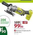 Mr.Bricolage Gestel - Promo Meuleuse d’angle sans fil 125 mm 18 V Promo Meuleuse d’angle sans fil 125 mm 18 V à 99,90 € dans le catalogue Mr.Bricolage à Gestel