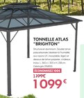 TONNELLE ATLAS BRIGHTON en promo chez Truffaut TONNELLE ATLAS BRIGHTON dans le catalogue Truffaut
