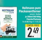 Fleckenentferner im EDEKA Prospekt Fleckenentferner von HEITMANN pure im aktuellen EDEKA Prospekt für 2,49 €