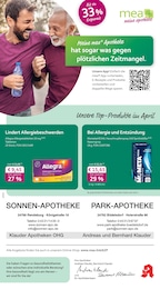 Apotheken Prospekt von mea - meine apotheke in Büdelsdorf Aktueller mea - meine apotheke Apotheken Prospekt für Büdelsdorf: Unsere April-Angebote mit 4} Seiten, 01.04.2026 - 30.04.2026