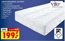 Komfortschaum-matratze „Vito Sporty“ bei Möbel Hausmann in Leverkusen Komfortschaum-matratze „Vito Sporty“ im Angebot bei Möbel Hausmann Leverkusen für 199,00 €