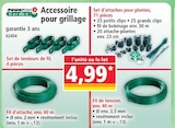 Set de tendeurs de fil, 4 pièces - POWERFIX GARDEN en promo chez Norma Metz à 4,99 €