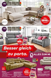 Aktueller porta Möbel Prospekt mit Couch, "Besser gleich zu porta.", Seite 6