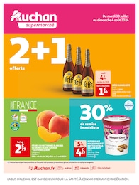 Catalogue Auchan Supermarché "Auchan supermarché" à Villespassans et alentours, 12 pages, 30/07/2024 - 04/08/2024