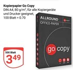 Kopierpapier im Angebot bei GLOBUS in Krefeld Kopierpapier Angebote von Go Copy bei GLOBUS Krefeld für 3,49 €