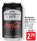 Aktuelle Jack Daniels Angebote bei EDEKA in Baden-Baden Aktuelles Gentleman Jack & Coca-Cola Angebot bei EDEKA in Baden-Baden ab 2,79 âŹ