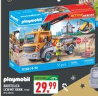 Baustellen-LKW mit Kran Angebote von Playmobil bei Marktkauf Dinslaken für 29,99 €