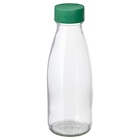Wasserflasche Klarglas/grün von SPARTANSK im aktuellen IKEA Prospekt