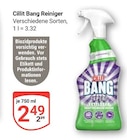 Reiniger im Angebot bei GLOBUS in Siegen Reiniger Angebote von Cillit Bang bei GLOBUS Siegen für 2,49 €