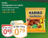 Fruchtgummi im Angebot bei GLOBUS in Hoyerswerda Fruchtgummi Angebote von Haribo bei GLOBUS Hoyerswerda für 0,79 €